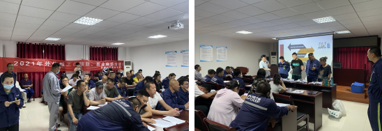 徐州仁慈職業培訓學校&ldquo;外傷性工傷預防&rdquo;專場培訓,走進徐州危險廢物集中處置中心
